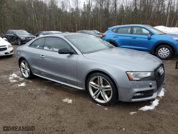 2015 Audi S5 with VIN WAUCGBFR3FA031270, listed as a Copart auction lot 50815445 with 244,593 mi miles and Clean Title. Bid and sale history available at carsss.com. Image 4.