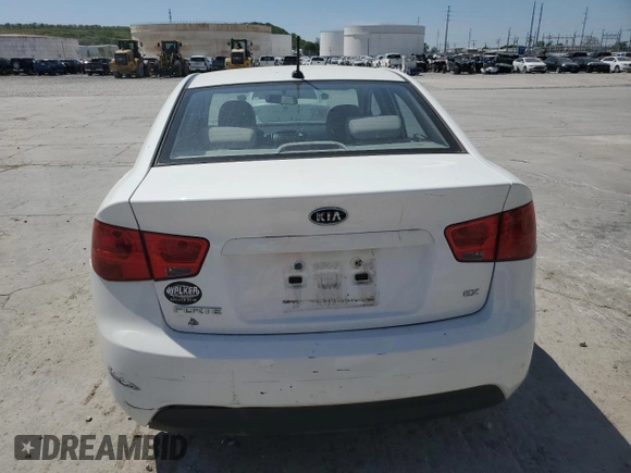 2010 Kia Forte EX with VIN KNAFU4A29A5066098, listed as a Copart auction lot 53298145 with 133,857 mi miles and Salvage Title. Bid and sale history available at carsss.com. Image 6.