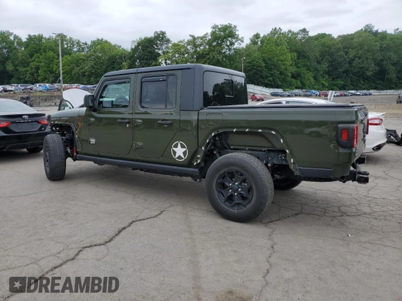2021 Jeep Gladiator Sport S с VIN 1C6JJTAM3ML554990, выставлен на аукционе Copart как лот 60881425 с пробегом 32 705 миль миль и Списание • Salvage title. История ставок и продаж доступна на DreamBid. Изображение 2.