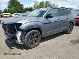 2023 Volkswagen Atlas SEL R-Line Black с VIN 1V2SR2CA2PC503633, выставлен на аукционе Copart как лот 57145755 с пробегом 29 246 миль миль и Списание • Salvage title. История ставок и продаж доступна на DreamBid. Изображение 1.