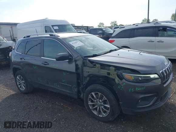 2019 Jeep Cherokee Latitude Plus with VIN 1C4PJMLB8KD208039, listed as a IAAI auction lot 42166196 with 126,327 mi miles and . Bid and sale history available at carsss.com. Image 6.