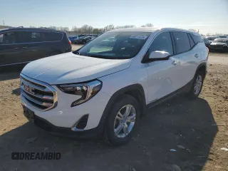 2018 GMC Terrain SLE with VIN 3GKALTEVXJL363335, listed as a Copart auction lot 49911575 with 100,628 mi miles and Salvage Title. Bid and sale history available at carsss.com. Image 1.