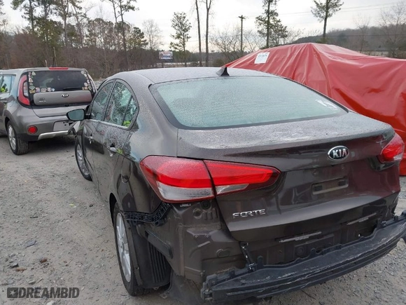 2017 Kia Forte S with VIN 3KPFL4A7XHE083959, listed as a IAAI auction lot 41348053 with NaN miles. Bid and sale history available at carsss.com. Image 3.