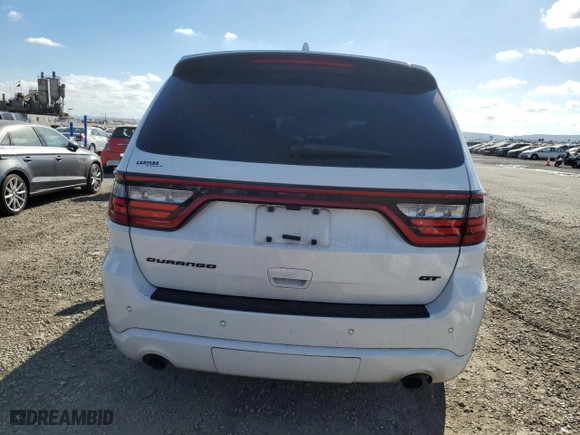 2021 Dodge Durango GT Plus with VIN 1C4RDHDG6MC641191, listed as a Copart auction lot 89341885 with 82,282 mi miles and Salvage Title. Bid and sale history available at carsss.com. Image 6.