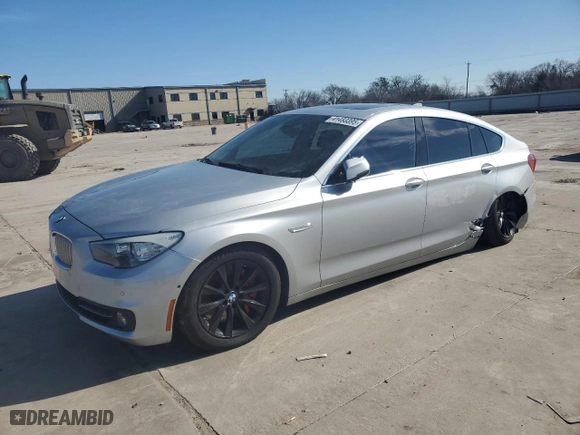 2016 BMW 5 Series Gran Turismo 550i xDrive with VIN WBA5M0C59GD085213, listed as a Copart auction lot 41483395 with 135,363 mi miles and Salvage Title. Bid and sale history available at carsss.com. Image 1.