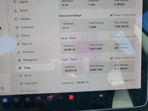 2020 Tesla Model 3 Long Range with VIN 5YJ3E1EB1LF534760, listed as a Copart auction lot 48039835 with 65,891 mi miles and Salvage Title. Bid and sale history available at carsss.com. Image 9.