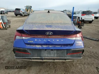 2024 Hyundai Elantra SEL with VIN KMHLM4DG0RU811458, listed as a Copart auction lot 49504685 with 16,163 mi miles and Salvage Title. Bid and sale history available at carsss.com. Image 6.