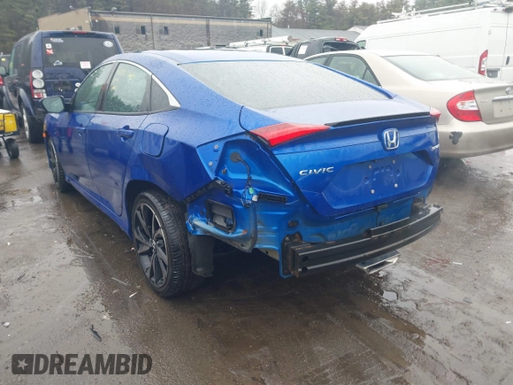 2019 Honda Civic Sport with VIN 2HGFC2F80KH602942, listed as a IAAI auction lot 41785234 with 82,661 mi miles and . Bid and sale history available at DreamBid. Image 6.