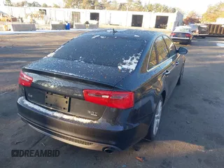 2015 Audi A6 Premium Plus with VIN WAUFGAFC1FN004306, listed as a IAAI auction lot 41244953 with Not provided miles and . Bid and sale history available at DreamBid. Image 4.