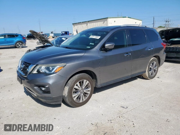 2018 Nissan Pathfinder S with VIN 5N1DR2MN9JC646884, listed as a Copart auction lot 52017505 with 115,623 mi miles and Clean Title. Bid and sale history available at carsss.com. Image 1.