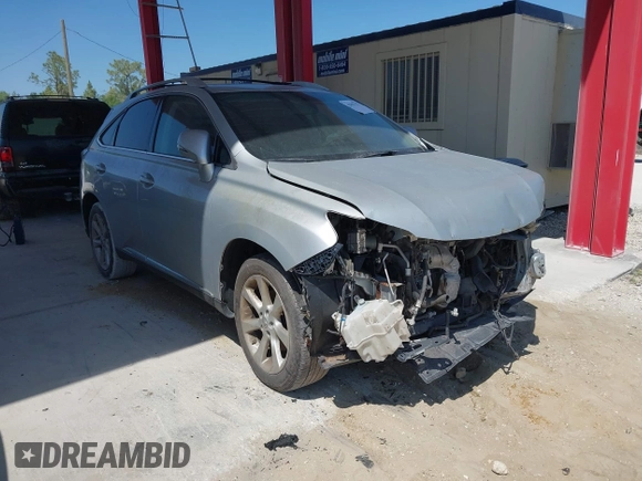 2010 Lexus RX 350 with VIN 2T2ZK1BA4AC033695, listed as a IAAI auction lot 42057427 with 78,220 mi miles. Bid and sale history available at carsss.com. Image 1.