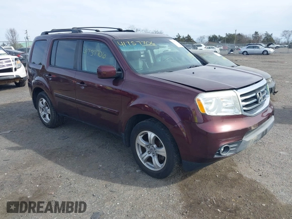 2012 Honda Pilot EX-L with VIN 5FNYF4H5XCB018858, listed as a IAAI auction lot 41757706 with 175,235 mi miles and . Bid and sale history available at carsss.com. Image 1.