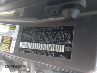 2023 Toyota Camry SE with VIN 4T1G11AK1PU148710, listed as a IAAI auction lot 40173537 with 25,371 mi miles. Bid and sale history available at carsss.com. Image 9.