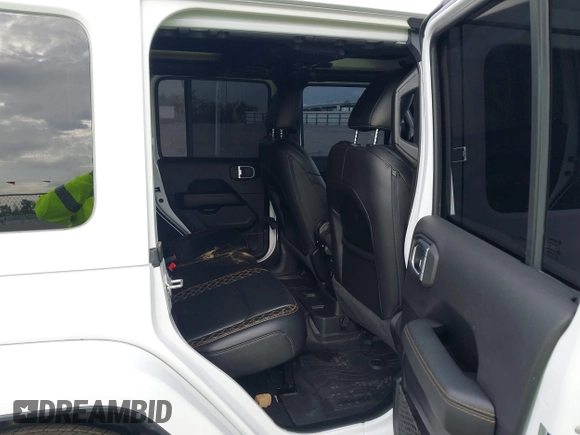 2022 Jeep Wrangler Unlimited Sahara with VIN 1C4HJXEN9NW190351, listed as a IAAI auction lot 42741722 with 40,794 mi miles and . Bid and sale history available at DreamBid. Image 8.