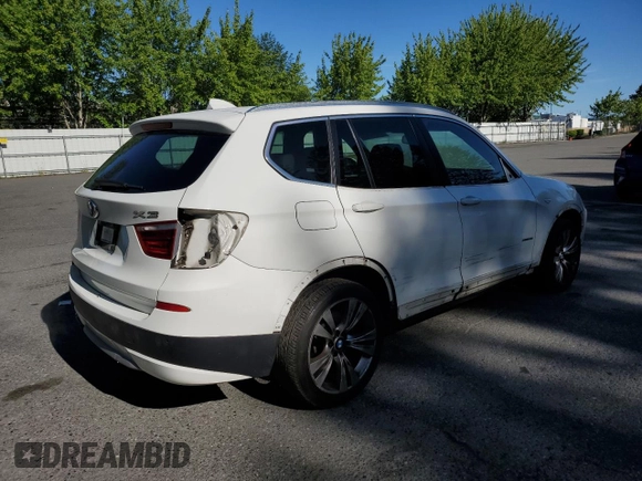 2013 BMW X3 xDrive35i z VIN 5UXWX7C58DL980098, wystawiony jako Copart lot #57865225 z przebiegiem 75 589 mil mil oraz Szkoda całkowita • Salvage title. Historia ofert i sprzedaży dostępna na DreamBid. Obrazek 3.