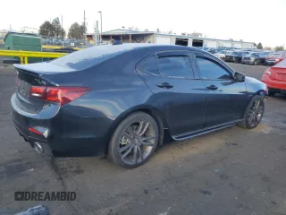 2019 Acura TLX w/A-Spec Pkg with VIN 19UUB1F63KA003695, listed as a Copart auction lot 85386954 with 46,361 mi miles and Salvage title. Bid and sale history available at DreamBid. Image 3.