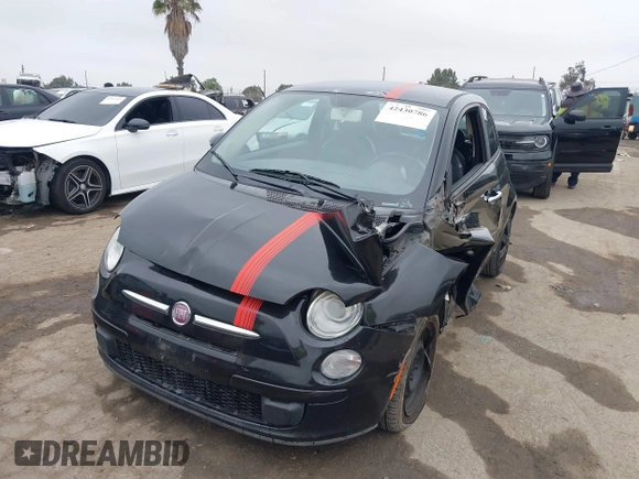2012 FIAT 500 Pop with VIN 3C3CFFAR2CT366064, listed as a IAAI auction lot 42430786 with 119,011 mi miles and . Bid and sale history available at DreamBid. Image 2.