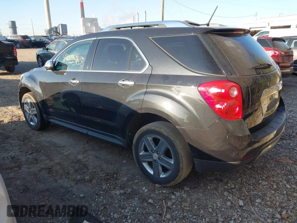 2014 Chevrolet Equinox LTZ with VIN 2GNALDEK6E6314237, listed as a IAAI auction lot 42053653 with 153,799 mi miles. Bid and sale history available at carsss.com. Image 3.