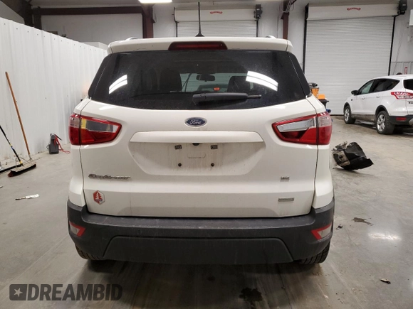 2018 Ford EcoSport SE with VIN MAJ3P1TE8JC233958, listed as a Copart auction lot 52724095 with 97,071 mi miles and Salvage Title. Bid and sale history available at DreamBid. Image 6.