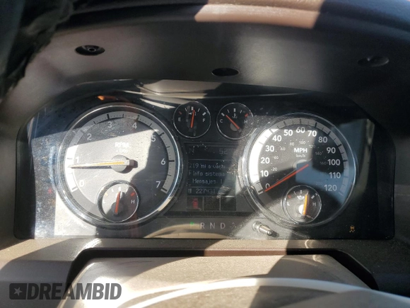 2009 Dodge 1500 TRX with VIN 1D3HB13T89S754295, listed as a Copart auction lot 48991915 with 227,431 mi miles and Salvage title. Bid and sale history available at DreamBid. Image 9.