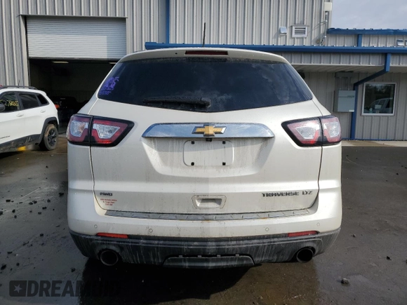 2014 Chevrolet Traverse LTZ z VIN 1GNKVJKD9EJ231164, wystawiony jako Copart lot #52876665 z przebiegiem Nie podano mil oraz Szkoda całkowita • Salvage title. Historia ofert i sprzedaży dostępna na DreamBid. Obrazek 6.