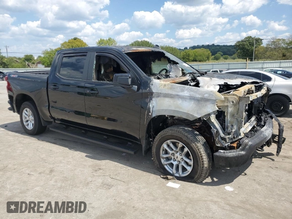 2022 Chevrolet Silverado 1500 RST with VIN 1GCUDEET0NZ630075, listed as a Copart auction lot 85716684 with Not Provided miles and Clean Title. Bid and sale history available at DreamBid. Image 4.