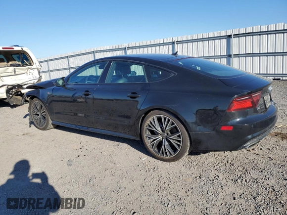 2018 Audi A7 Prestige with VIN WAU23AFC5JN005476, listed as a Copart auction lot 41660144 with 58,105 mi miles. Bid and sale history available at carsss.com. Image 2.