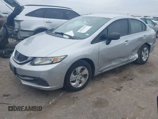 2013 Honda Civic LX with VIN 2HGFB2F54DH593805, listed as a IAAI auction lot 41561436 with 139,651 mi miles and . Bid and sale history available at DreamBid. Image 16.