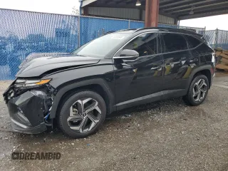 2024 Hyundai Tucson Limited z VIN 5NMJECDE6RH302256, wystawiony jako Copart lot #46800995 z przebiegiem 13 584 mil mil oraz Nie do naprawy • Non repairable. Historia ofert i sprzedaży dostępna na DreamBid. Obrazek 1.