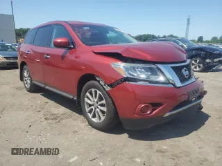 2014 Nissan Pathfinder S with VIN 5N1AR2MM9EC723513, listed as a Copart auction lot 61876695 with 77,712 mi miles and Salvage title. Bid and sale history available at DreamBid. Image 4.