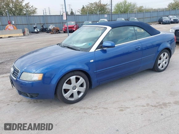 2006 Audi A4 1.8T with VIN WAUAC48H96K002045, listed as a IAAI auction lot 42128208 with 158,716 mi miles. Bid and sale history available at carsss.com. Image 2.