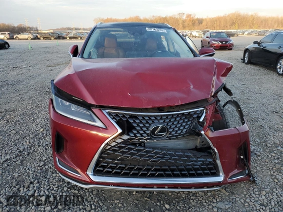 2022 Lexus RX with VIN 2T2JZMAA6NC231101, listed as a Copart auction lot 80763233 with 53,337 mi miles. Bid and sale history available at carsss.com. Image 5.