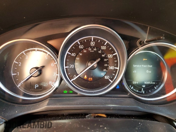 2019 Mazda 6 Touring with VIN JM1GL1VM0K1500860, listed as a Copart auction lot 50724495 with 90,853 mi miles and Salvage Title. Bid and sale history available at DreamBid. Image 9.