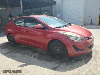 2016 Hyundai Elantra SE with VIN KMHDH4AE8GU484476, listed as a Copart auction lot 57200834 with 43,505 mi miles and Clean Title. Bid and sale history available at carsss.com. Image 4.