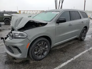 2021 Dodge Durango GT z VIN 1C4RDHDG4MC520126, wystawiony jako Copart lot #44934605 z przebiegiem 96 735 mil mil oraz Szkody całkowita. Historia ofert i sprzedaży dostępna na DreamBid. Obrazek 1.