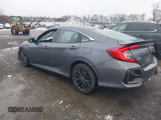 2020 Honda Civic Si with VIN 2HGFC1E55LH707320, listed as a IAAI auction lot 41569008 with 65,441 mi miles and . Bid and sale history available at DreamBid. Image 3.