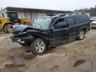 2005 Chevrolet Suburban LT with VIN 3GNFK16Z05G107303, listed as a Copart auction lot 86760384 with 287,406 mi miles and Salvage Title. Bid and sale history available at carsss.com. Image 1.