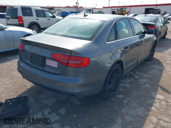 2016 Audi A4 Premium with VIN WAUAFAFL4GA004435, listed as a IAAI auction lot 41891165 with 154,817 mi miles. Bid and sale history available at carsss.com. Image 4.