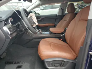 2022 Audi Q8 Prestige with VIN WA1FVBF12ND009672, listed as a Copart auction lot 71122534 with 21,986 mi miles and Salvage Title. Bid and sale history available at carsss.com. Image 7.