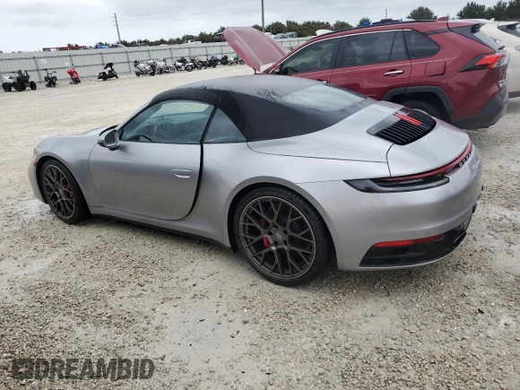 2024 Porsche 911 Carrera S with VIN WP0CB2A90RS245379, listed as a Copart auction lot 74399684 with 1,465 mi miles and Non Repairable. Bid and sale history available at carsss.com. Image 2.