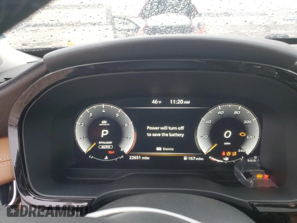 2023 Infiniti QX60 Sensory с VIN 5N1DL1GS3PC369932, выставлен на аукционе Copart как лот 86880464 с пробегом 22 651 миль миль и Списание • Salvage title. История ставок и продаж доступна на DreamBid. Изображение 9.