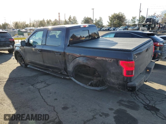 2019 Ford F-150 XL with VIN 1FTEW1E52KFB61836, listed as a Copart auction lot 46679095 with 83,989 mi miles and Salvage Title. Bid and sale history available at carsss.com. Image 2.