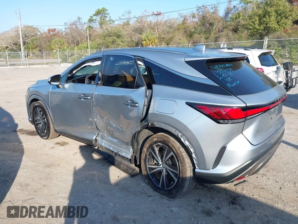2023 Lexus RX with VIN 2T2BAMBA0PC006931, listed as a IAAI auction lot 41508740 with 19,406 mi miles. Bid and sale history available at carsss.com. Image 3.
