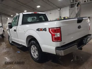2018 Ford F-150 XL with VIN 1FTMF1EB4JFA54769, listed as a IAAI auction lot 41497417 with 1 mi miles. Bid and sale history available at carsss.com. Image 3.