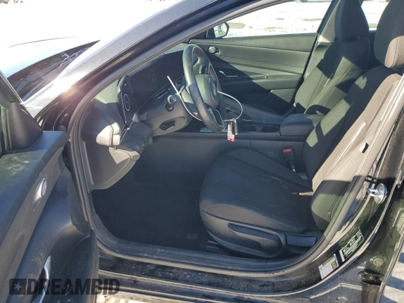 2023 Hyundai Elantra SEL with VIN 5NPLS4AG3PH098612, listed as a Copart auction lot 84548734 with 26,258 mi miles and Salvage Title. Bid and sale history available at DreamBid. Image 7.