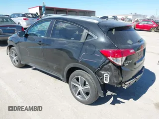 2021 Honda HR-V EX with VIN 3CZRU6H54MM728819, listed as a IAAI auction lot 41685131 with 18,091 mi miles. Bid and sale history available at carsss.com. Image 3.