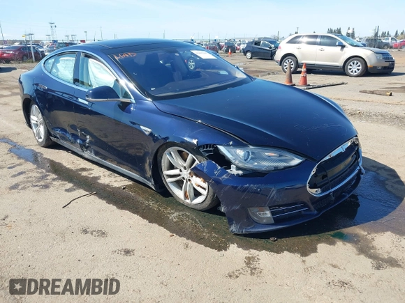 2014 Tesla Model S 60 with VIN 5YJSA1H11EFP47897, listed as a IAAI auction lot 41802285 with Not Provided miles and . Bid and sale history available at DreamBid. Image 1.