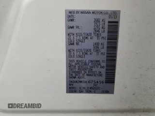 2013 Nissan Pathfinder Platinum z VIN 5N1AR2MM3DC675456, wystawiony jako Copart lot #79548284 z przebiegiem 199 935 mil mil oraz Szkoda całkowita • Salvage title. Historia ofert i sprzedaży dostępna na DreamBid. Obrazek 13.