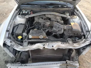 2014 Ford Mustang V6 with VIN 1ZVBP8AM5E5240852, listed as a Copart auction lot 43550315 with 195,614 mi miles and Salvage Title. Bid and sale history available at DreamBid. Image 12.