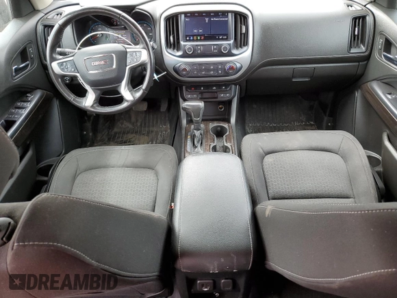 2019 GMC Canyon 4WD SLE with VIN 1GTG6CEN7K1291886, listed as a Copart auction lot 48686655 with 61,979 mi miles and Salvage Title. Bid and sale history available at carsss.com. Image 8.